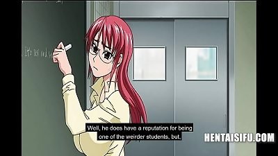 lesbo instructor Uses Magic To satisfy Her teenager schoolgirl - anime With English victim