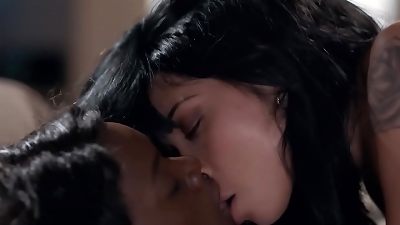 ebony and white mixed lesbian sweeties - Ana Foxxx, Rina Ellis