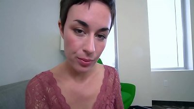 Olive Glass teaches her masculine sonnie how to sate a damsel and her cunny